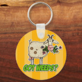 Porte-clés a des mauvaises herbes chèvre (Recto)