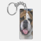 Porte-clés A English bulldog en Belgique. (Devant gauche)