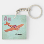 Porte-clés A est pour avion (Dos)