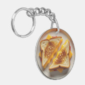 Porte-clés A Grilled Cheese Sandwich on a Plate (Devant gauche)