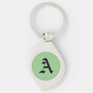 Porte-clés A initial