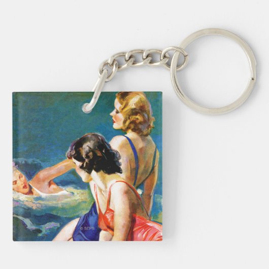 Porte-clés À la piscine (Dos)