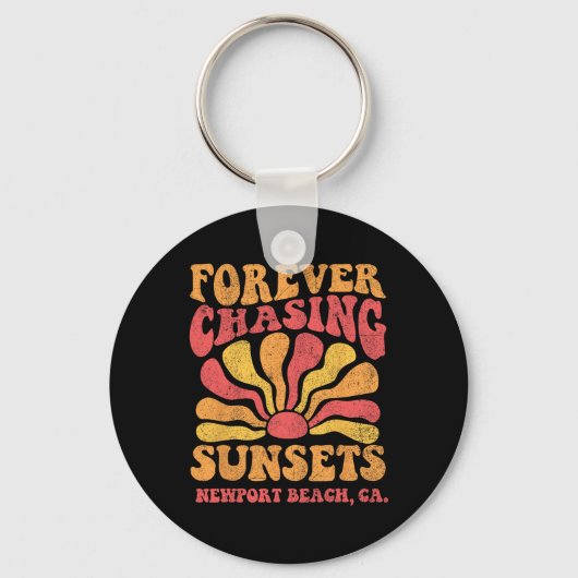 Porte-clés À la poursuite éternelle des couchers de soleil Ne (Recto)