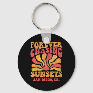 Porte-clés À la poursuite éternelle des couchers de soleil Pl