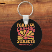 Porte-clés À la poursuite éternelle des couchers de soleil Pl (Recto)