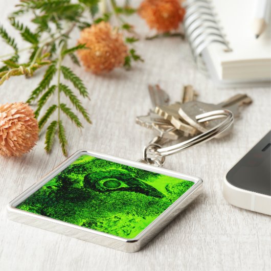 Porte-clés à la recherche de vert (Côté)