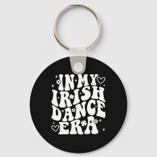 Porte-clés À l'ère de ma danse irlandaise Groovy Shamrock Dan