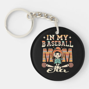 Porte-clés À l'ère de ma mère de baseball