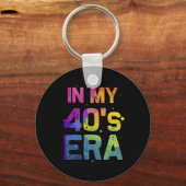 Porte-clés À l'ère de mes quarante ans C'est cool 40e anniver (Recto)