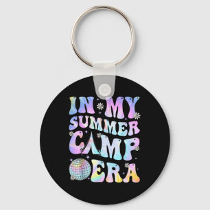Porte-clés À l'ère de mon camp d'été Tie Dye dernier jour de
