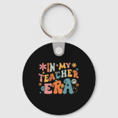 Porte-clés À L'Ère De Mon Enseignant Premier Jour D'École Ret (Verso)