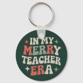Porte-clés À l'ère de mon professeur Cadeau de vie d'enseigna (Recto)
