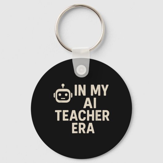 Porte-clés À l'ère de mon professeur d'intelligence artificie (Recto)