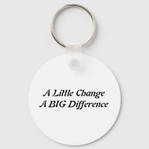 Porte-clés A Little Change A BIG Difference