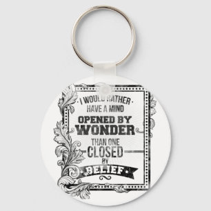 Porte-clés A Mind Opened by Wonder