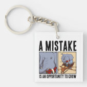 Porte-clés A Mistake Is An Opportunity To Grow Elephant (Devant)