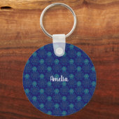 Porte-clés à motif floral (Recto)