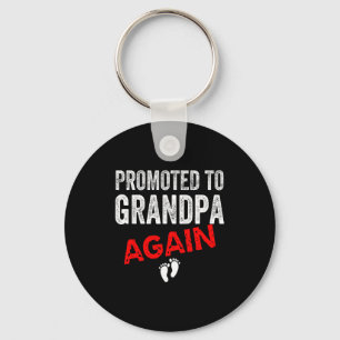 Porte-clés À nouveau grand-père Papa Annonce de grossesse