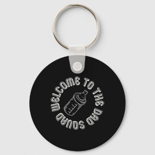 Porte-clés À Papa Squad Nouveaux papas Première Fête des père