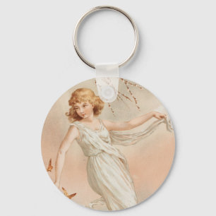 Porte-clés "À Pâques Joie" - Impression Vintage, L. Prang & C