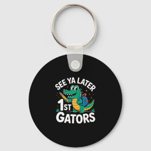 Porte-clés À plus tard 1ers alligators professeur d'alligator