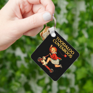 Porte-clés À plus tard Cuntaroos Humour sarcastique Rétro drô