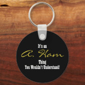 Porte-clés A. Porte - clé de jambon (Recto)