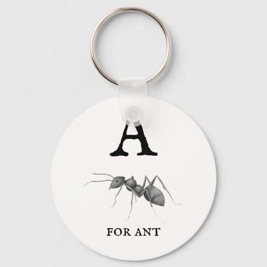 Porte-clés "A" pour Ant (Recto)