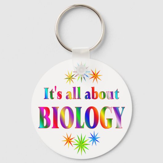 Porte-clés A propos de la biologie (Recto)