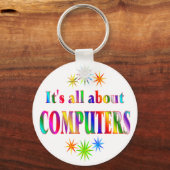 Porte-clés A propos des ordinateurs (Recto)