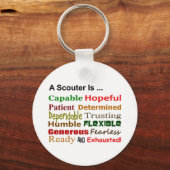 Porte-clés A Scouter Is … Keychain (Spoof on the Scout Law) (Recto)