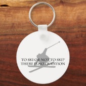 Porte-clés À Ski Ou Non À Ski (Recto)