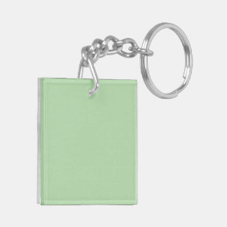 Porte-clés A soft pale green background fills the image