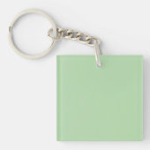 Porte-clés A soft pale green background fills the image (Devant)