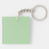 Porte-clés A soft pale green background fills the image (Dos)