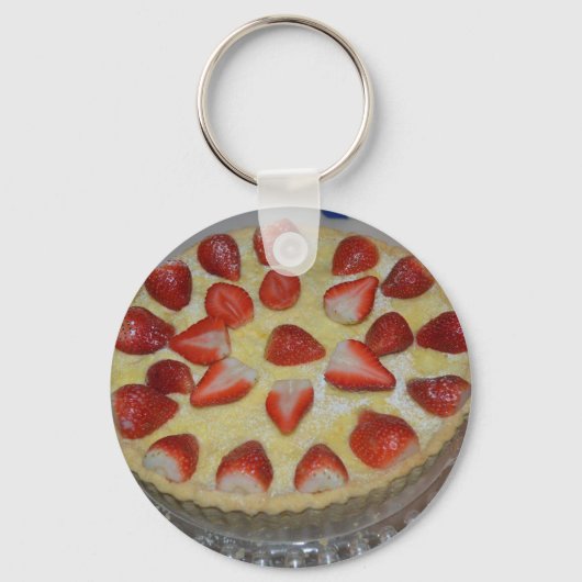 Porte-clés A strawberry cake (Recto)