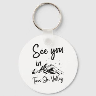 Porte-clés À Taos Ski Valley Usa Randonnée Vacances Ski