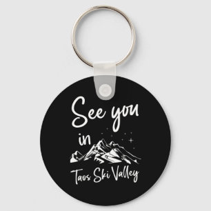 Porte-clés À Taos Ski Valley Usa Randonnée Vacances Ski