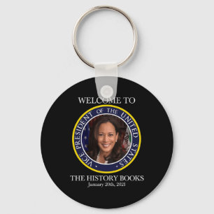 Porte-clés À The History Books Kamala Harris 2021 Usa V.p.