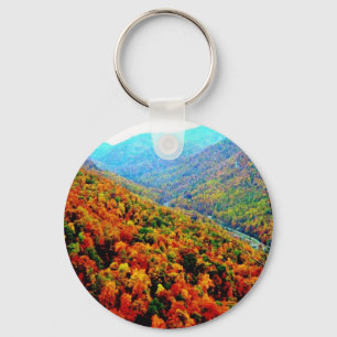 Porte-clés À travers la chaîne des Smokey Mountains
