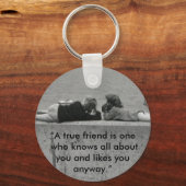 Porte-clés A True friend (Recto)