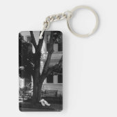 Porte-clés Abandoned Stuffed Teddy Bear Under Tree (Dos)