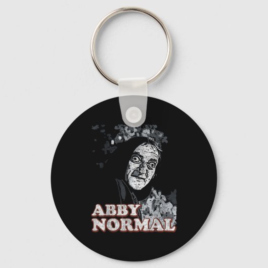 Porte-clés Abby Normal Brain Funny Halloween (Recto)