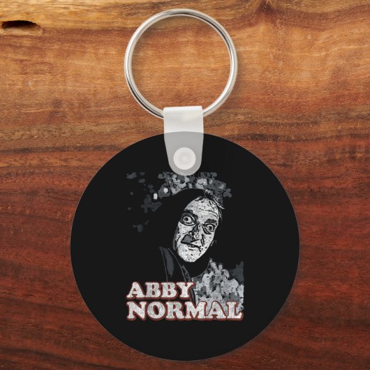Porte-clés Abby Normal Brain Funny Halloween (Recto)