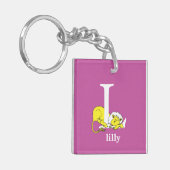 Porte-clés ABC du Dr Seuss : Lettre L - Blanc | Ajouter Votre (Devant gauche)