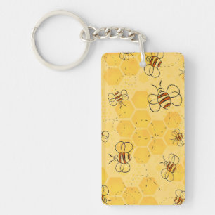 Porte-clés Abeille Bourdonnante Abeilles Mignonnes 