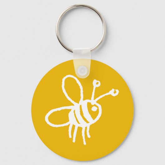 Porte-clés Abeille de miel (Recto)
