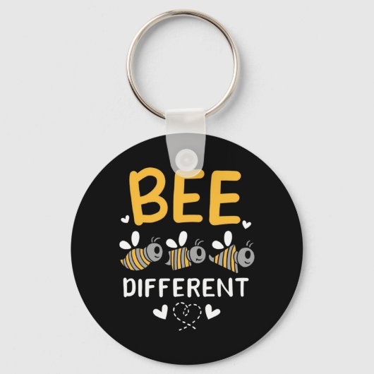 Porte-clés Abeille différente (Recto)