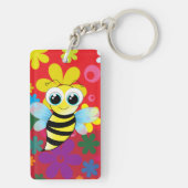 Porte-clés Abeille heureuse (Dos)