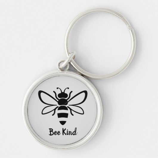 Porte-clés Abeille illustrée (Devant)